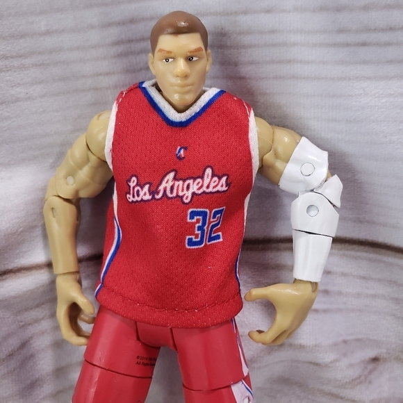 Jazwares Los Angeles Clippers 32 Blake Griffin Articulated Figure 7 Inch 2014 - Picture 3 of 12